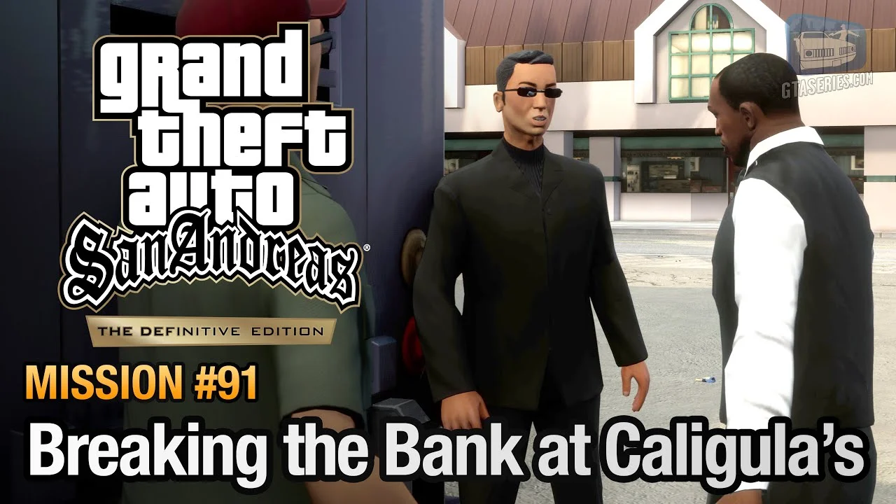 Planning the casino vault robbery in GTA San Andreas