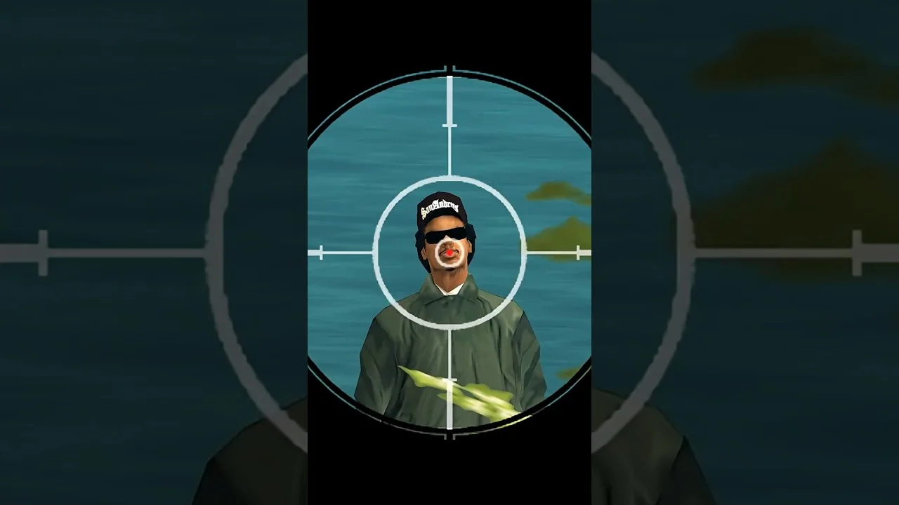 CJ sniping guards across the street on Pier 69 rooftop